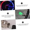 2PCS Bicycle Bike LED Lights Tire Valve Cap Flashlight Auto Car Motorcycle Tire Air Valve Wheel Spokes Light Bike Accessories