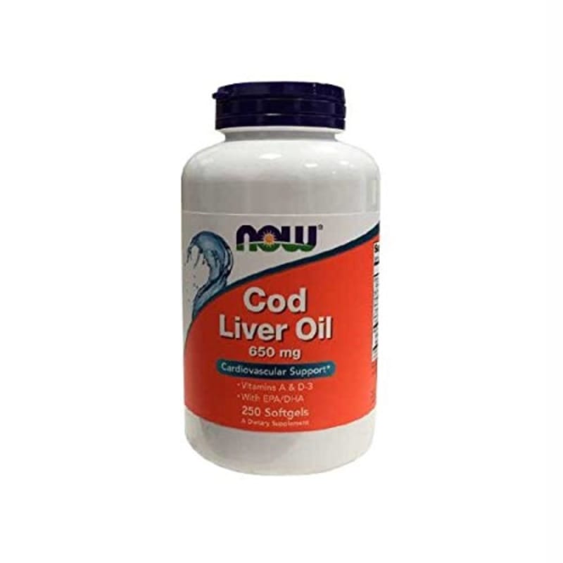 

Now Foods Cod Liver Oil 650 mg 250 Capsules