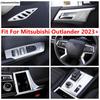 ABS Dashboard Air AC Vent / Window Lift / Steering Wheel / Water Cup Cover Trim Accessories For Mitsubishi Outlander - 2025