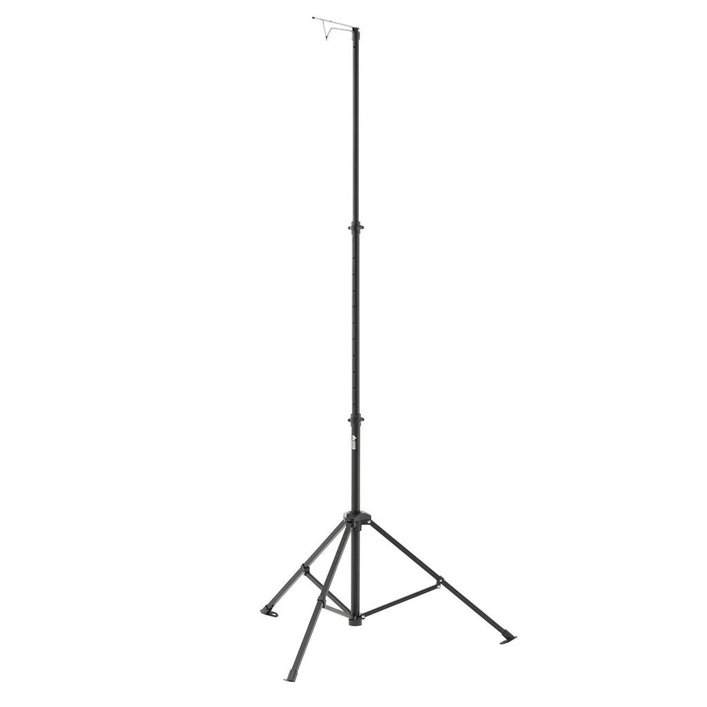 LOGOS Shadow Black Lantern Pole 71905001, Black, Approx. 93cm Wide X 81cm Deep X 200-90cm High