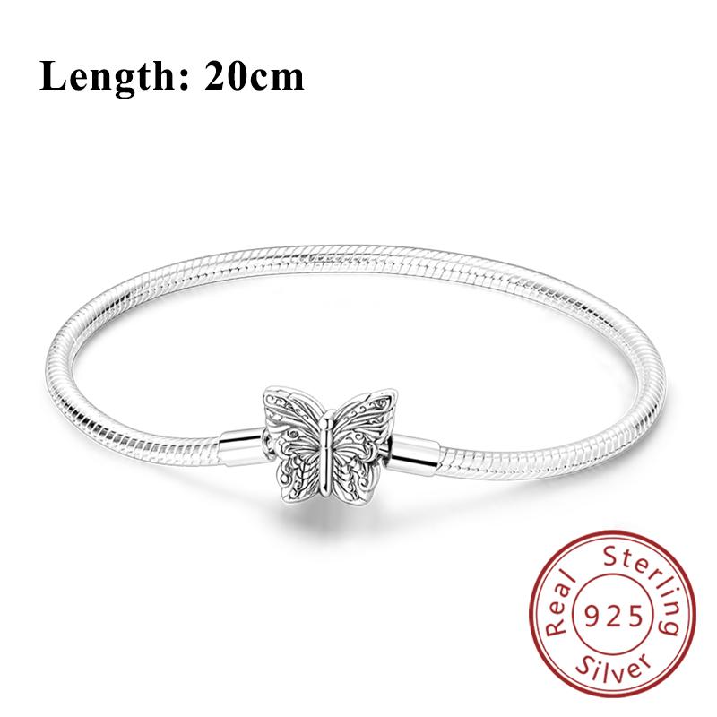 Bracelet Original Copper Charms Bracelet 17-20Cm Heart Bracelet For Women Bracelet Charms Birthday Jewelry Gifts