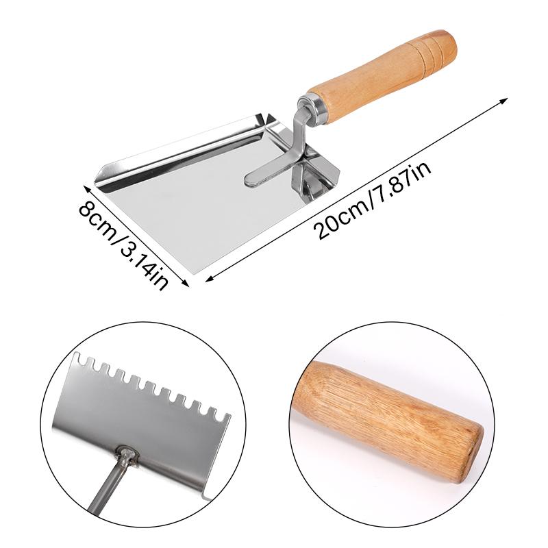 

1pcs Beehive Shovel Bee Box Cleaning Stainless Steel / Plastic Honey Scraper Cleaner Beekeeping Scoop Clean Tool 1pc