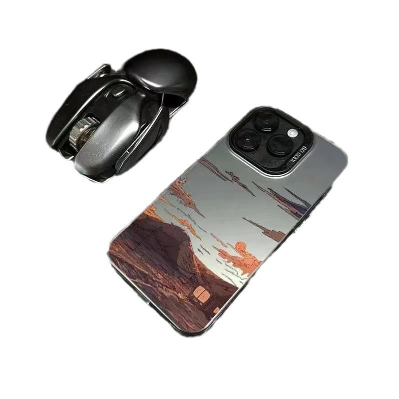 The New Sunset Is Suitable for Iphone17 Mobile Phone Case Apple 15promax/14 Anti-drop 13pro16 Europe and America 11xr.