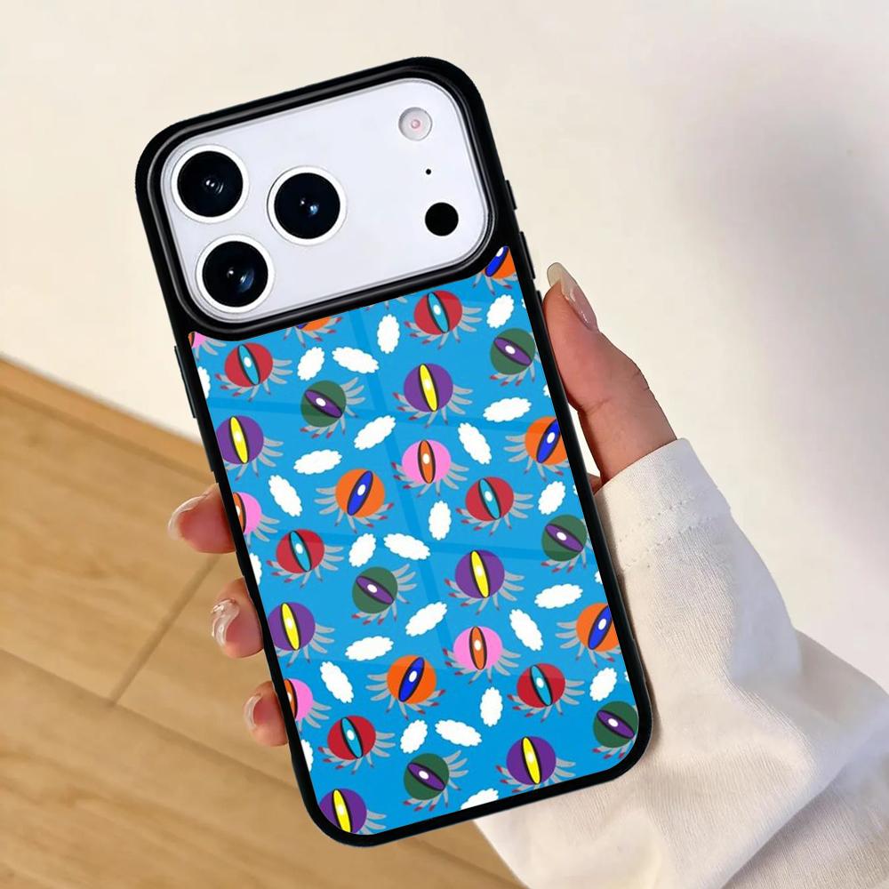 CRAZY EYEBALL PATTERN Mobile Phone Case for IPhone 17 AIR 16pro Max 15 14 13 12 11 Bumper Cover