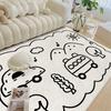 Imitation Cashmere Living Room Carpet Bedroom Bedside Blanket Household Room Floor Mat Thickened Sofa Tea Table Mat