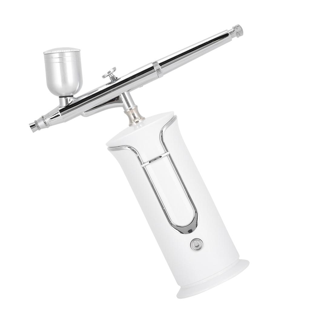 Portable Water Oxygen Sprayer Face Skin Moisturizing Handheld Oxygen Injection Machine White