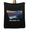 Billings, Mt Throw Blanket Warm Cozy Throw Blanket For Living Room Couch