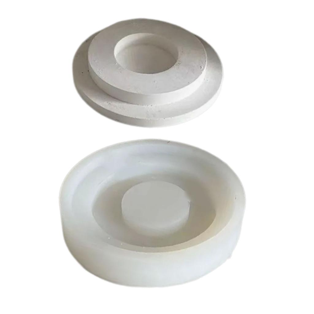 Ringförmige Hohlhaus Silikonformen Hohlherz Kerzenhalterformen für Teelichthalter Raumdekorationen Kunsthandwerk