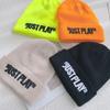 Fashion Letter Embroidery Warm Hat Knitted Cap Autumn Winter Women Men Cap