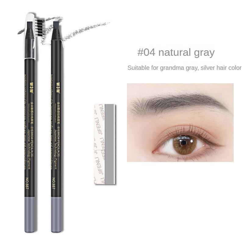 Crayon à sourcils fileté pour tatouage, imperméable, résistant à la sueur, anti-taches, naturel et lisse, ne se décolore pas, maquillage