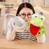 Movable Baby Shark Hand Puppet Plush Toy with Open Mouth Feature