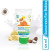 Mamaearth Mineral Sunscreen SPF 20 With Calendula & Zinc Oxide – 50ml Baby Safe Sun Protection, Waterproof & Nourishing