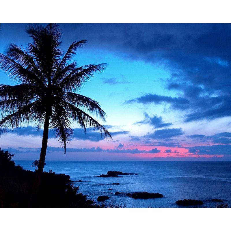 5D Diamond Painting Landscape Sunset Sea Cross Stitch Full Round Diamond Mosaic Home Decoration DIY Handmade