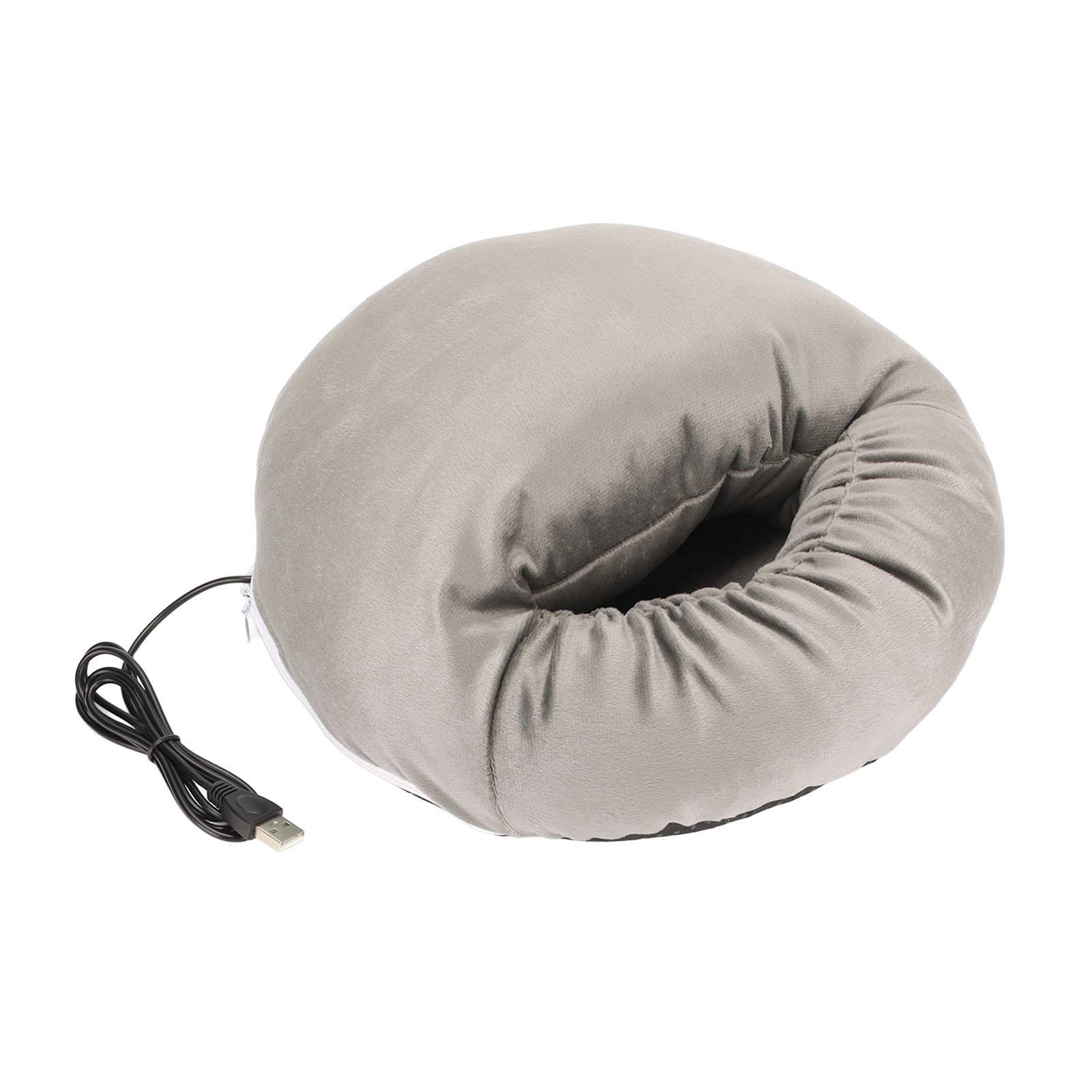 

Foot Heating Pad Electric Heated Foot Warmer Men Women Winter Home Soft Washable USB Foot Warmer for Work Study серый