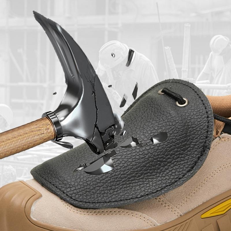 Heat Resistant Welding Shoe Cover Leather Welding Boot Protector For Metalworking Glass Manufacturing Industrial Work