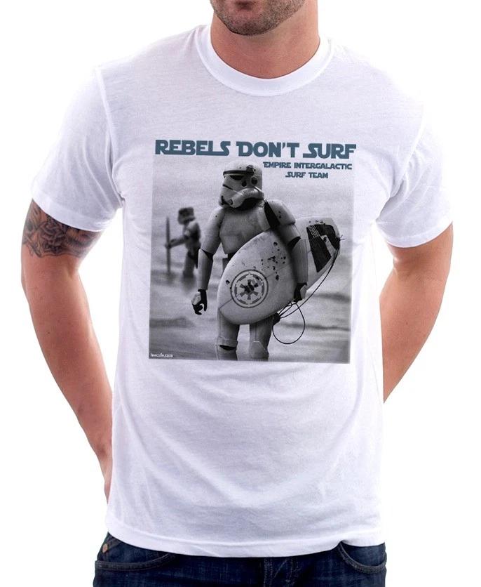 Star Wars inspired Rebels Don t Surf full metal jacket white cotton t-shirt 9118 M