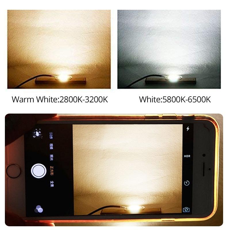 2 pezzi Mini COB LED Chip Lampada 220V 3W 5W 7W 9W Y27 Lampada LED Lampadina IP65 Ingresso IC Intelligente Per Fai da Te LED Proiettore Faretto