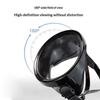 Oval Diving Mask Spearfishing Mask Classic Retro-Style Panoramic Wide View Goggles Tempered Glass Lens For Adults