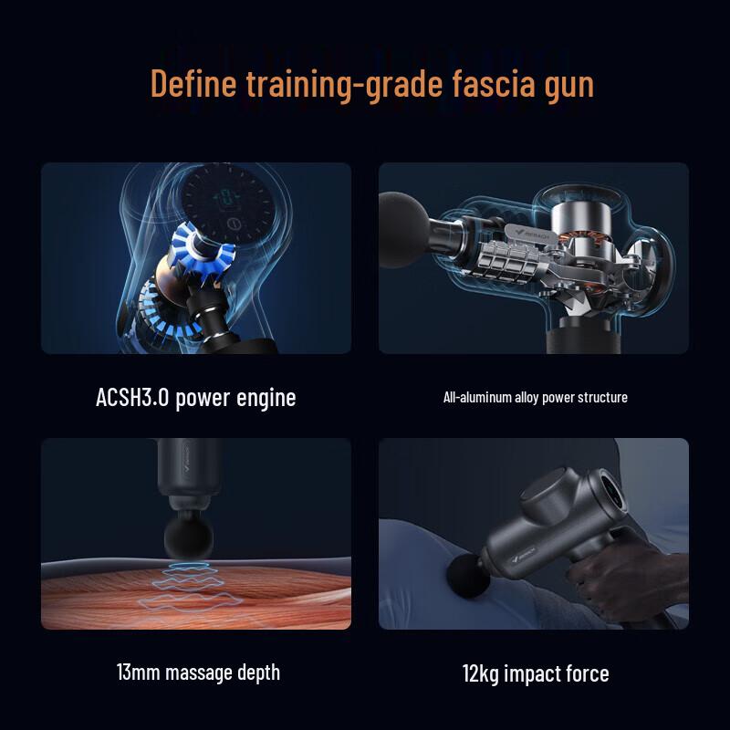 MERACH Επαγγελματικό Πιστόλι Μασάζ Βαθέος Ιστού