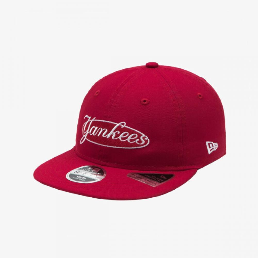New Era New York Yankees Retro Oval Logo Strapback Scarlet scarlet/YOUTH (612 years old)