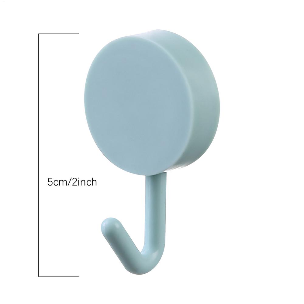 5pcs Self-adhesive Wall Mounted Hooks No Need To Drill Bathroom Door Kitchen Towel Hanger Hooks Home Storage Accessories