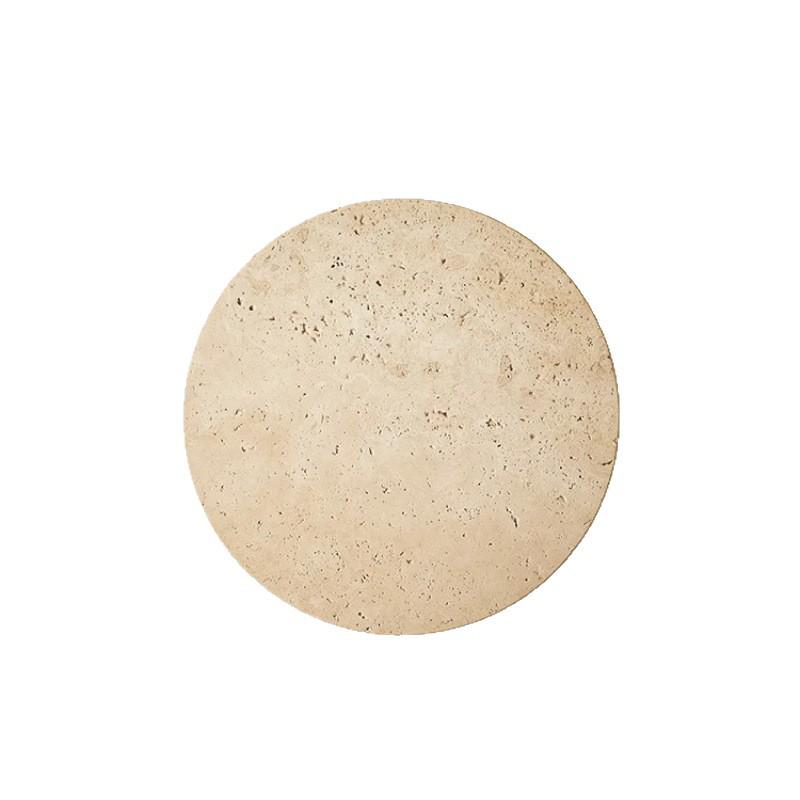 Wabi-Sabi Style Retro Yellow Travertine Light for Hallway, Corridor, Entrance, Balcony, and Bedside Atmosphere.