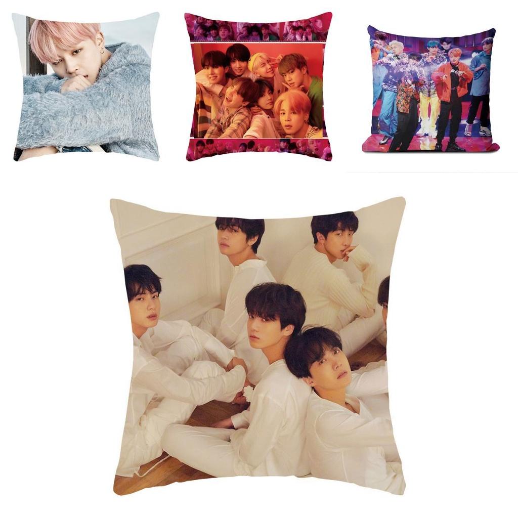 Map Of The Soul 7 Print Pillow Case Decorative K-pop Bangtan Boys Cushion Cover For Ultimate Fan Style