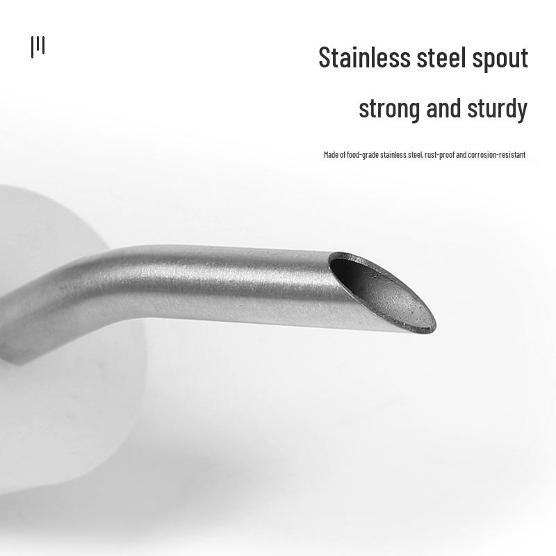 Portable Outdoor Stainless Steel Coffee Kettle with Extended Spout Adapter