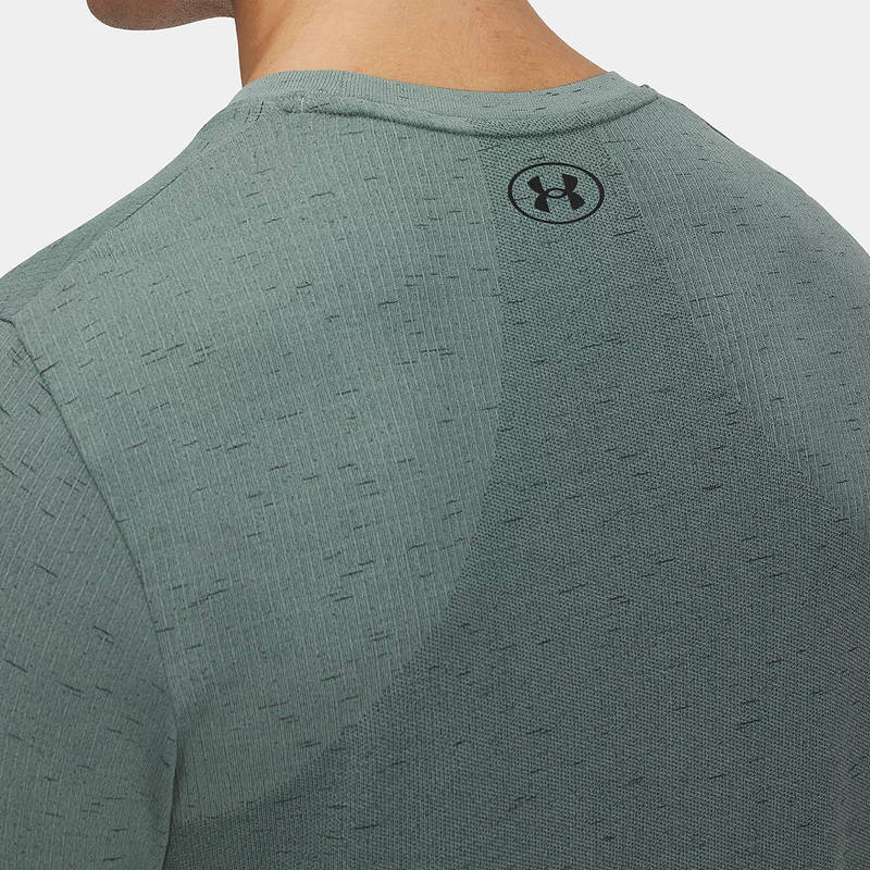 

Under Armour Быстросохнущая спортивная футболка с круглым вырезом для мужчин, топы, зеленая 1382801-348 2XL