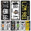 License New York Plate Number For Samsung Galaxy Note 20 Ultra 20 10 Pro 9 8  Phone Case S10E S10 Plus S9 S8 + S7 Edge M21 M32 C