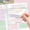 2026 Vision Board Goal Planner Journal 120 Pages Wish List Organizer for Future Planning & Dream Tracking Practical Gift for Self-Improvement