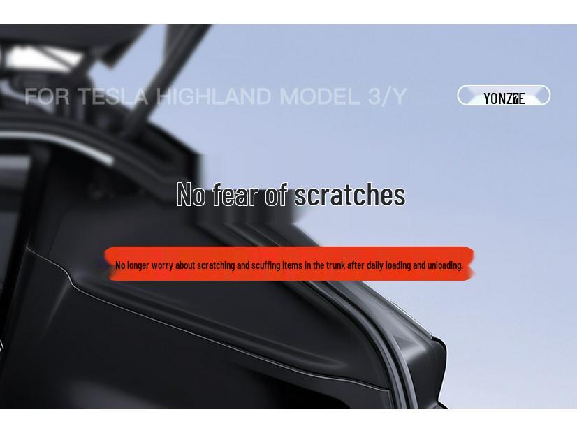 Tesla Model 3/Y/YL Trunk Sill Protector & Tailgate Cover Accessories