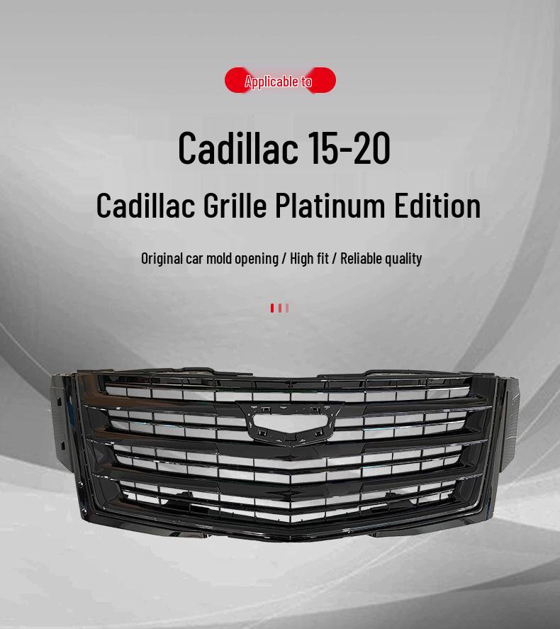 Modified Black Front Grille for 2015-2020 Cadillac Escalade, Part #23399558
