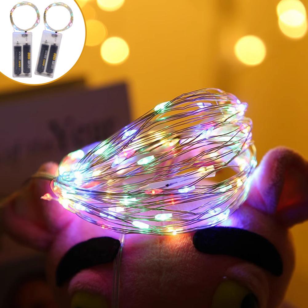 2M 20 Led Strings Copper Wire Christmas Wedding Party Decoration LED String Fairy Lights #470298