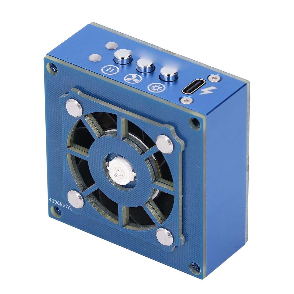 Solder Smoke Absorber Fan 10000RPM Multifunctional Soldering Cooling Fan with UV Lamp for Welding So