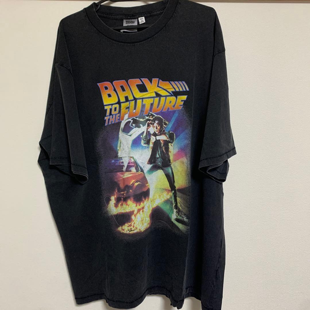 Brand New BACK TO THE FUTURE Printed T-Shirt Black S