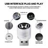 2025 Heiß 1 Stück USB Auto LED-Licht Auto Innenraum Ambiente Licht Emblem Für Honda Jazz City Civic Inspire Accord FIT HRV CRV Odyss