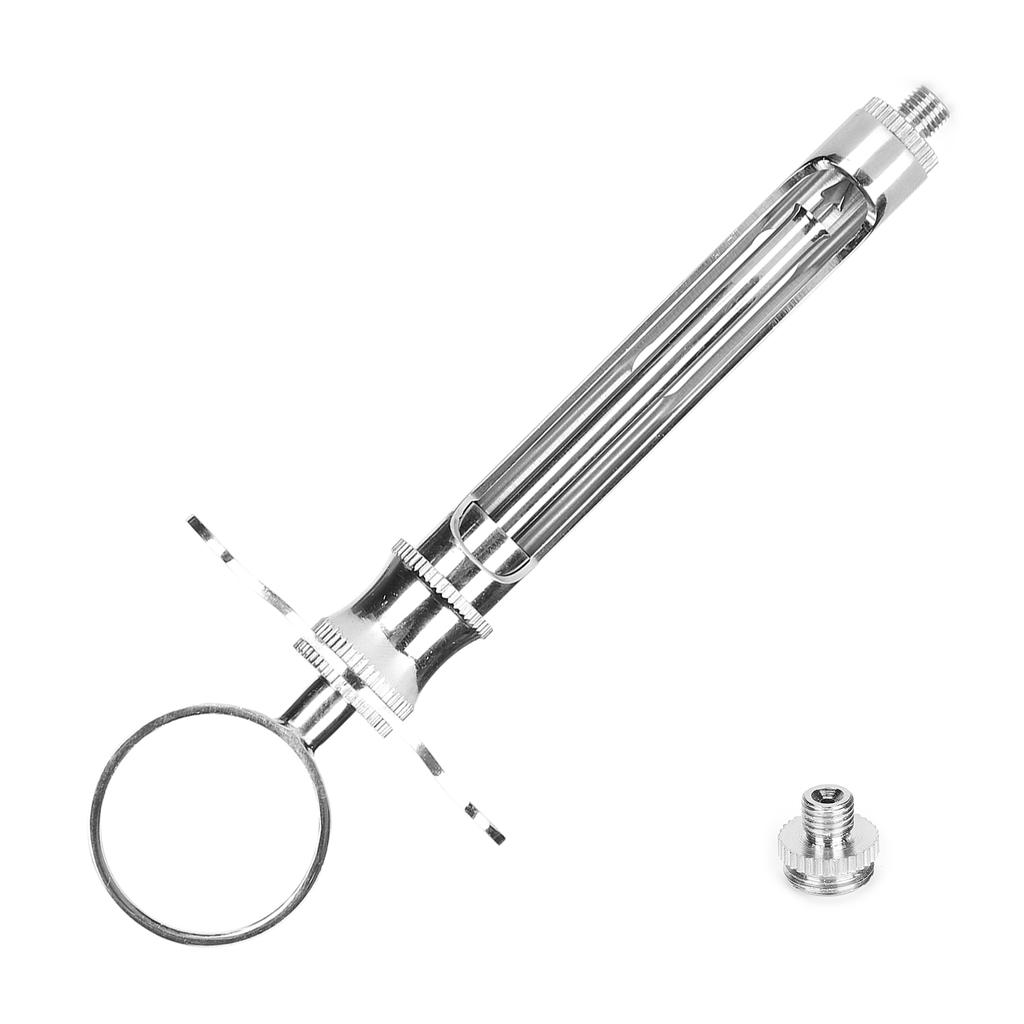 Dental Anesthetic Syringe SelfAspirating Stainless Steel Reusable Dental Syringe Accessory