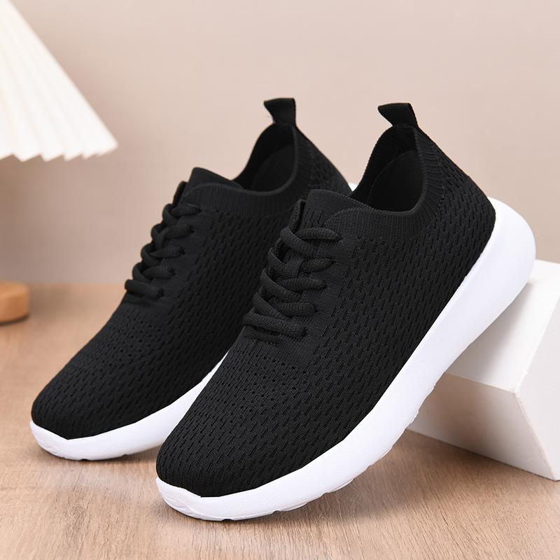 

New sports shoes women s versatile running shoes fly-woven breathable mesh shoes women s mesh casual shoes 36 is one size smaller