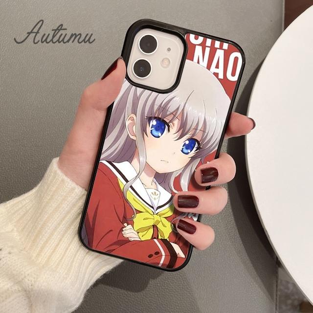 Charlotte Anime Phone Case for iPhone 11 12 13 14 Pro Max Mini X XR XS SE 2020 5 6S 7 8 Plus Samsung Galaxy S21 S22 Cover Shell
