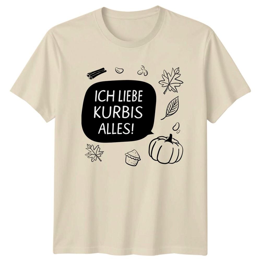 Ich Liebe Kurbis Alles TShirt GerUnisex Fall Autumn Autumn Gift For Him And Her