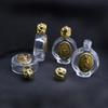 Glass Holy Water Bottle 15ml Empty Bottles Religious Christian Baptism Supplies Refillable Perfumes Container for Church