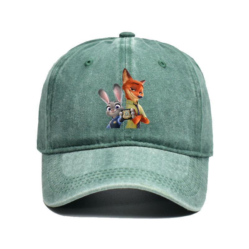 Cartoon Zootopia Three-toedSloth Baseball Cap Couple Women Print Trucker Hat Summer Casual Outdoor Dropshipping Baseball Caps