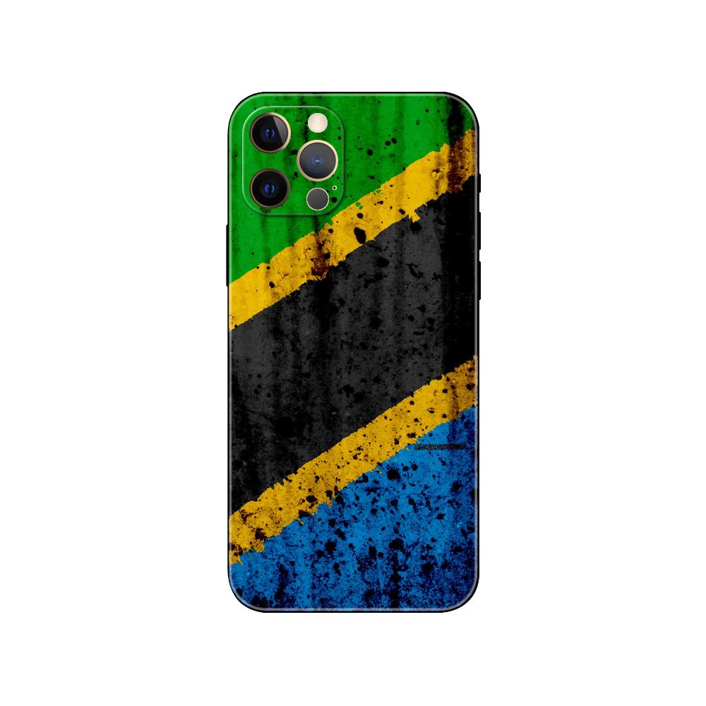 Tansania Nationalflagge Handyhülle für iPhone 5 5s 2020se 6 6s 7 8 plus x 10 XR XS 11 12 13 mini pro MAX schwarze TPU-Rückseite