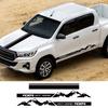 Kreativer Grafischer Off Road 4x4 Seitenaufkleber für Toyota Hilux Auto Motorhaube Rennstreifen Aufkleber Außen Dekorationen für Zubehör