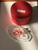 Creative Handmade Art Fragrance Insertion New Year Red Butterfly Orchid Flower Ornament, High Grade Iris Flower Gift