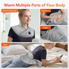 Electric Heating Shoulder Neck Pad Relief Relaxed Soft Comfortable Thermal Hot Compress Cervical Shawl USB Heated Back Warm Wrap