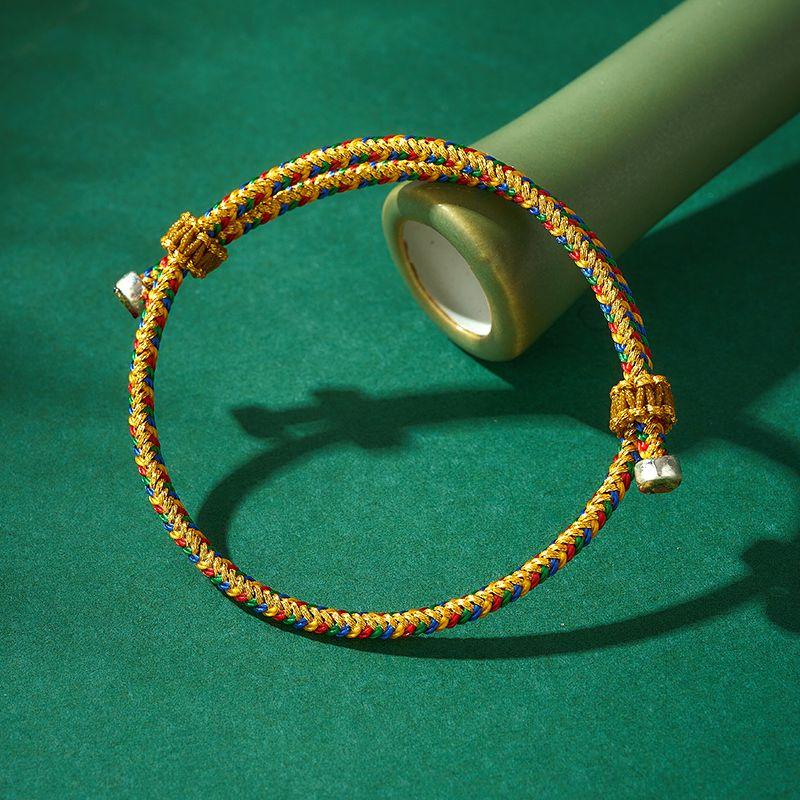 

2025 Фестиваль Драконьих лодок Красочный ремешок для переноски цзунцзы Пятицветный браслет долголетия Ручной работы Мужской и женский Детский подарок Гортензия Adult colorful rope