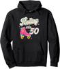 Design Birthday Roller Skates Rolling Into Funny Unisex Hooded Black