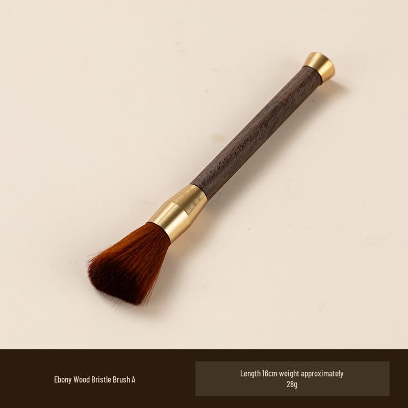 Kaffekvarn med trähandtag Mjuk borste - Fäller inte Rengörare för bänkskiva och Kaffepulverborste